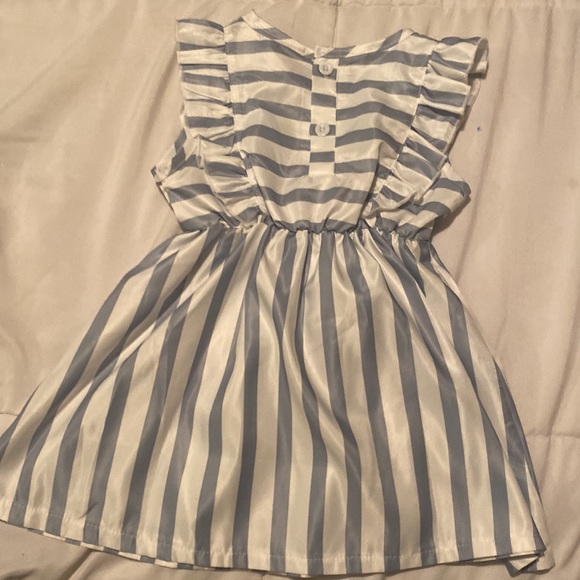 🩷 Toddler Girl Striped Spring Summer Beach  Dress size 12 - 18 months NO FLAWS - Picture 4 of 5